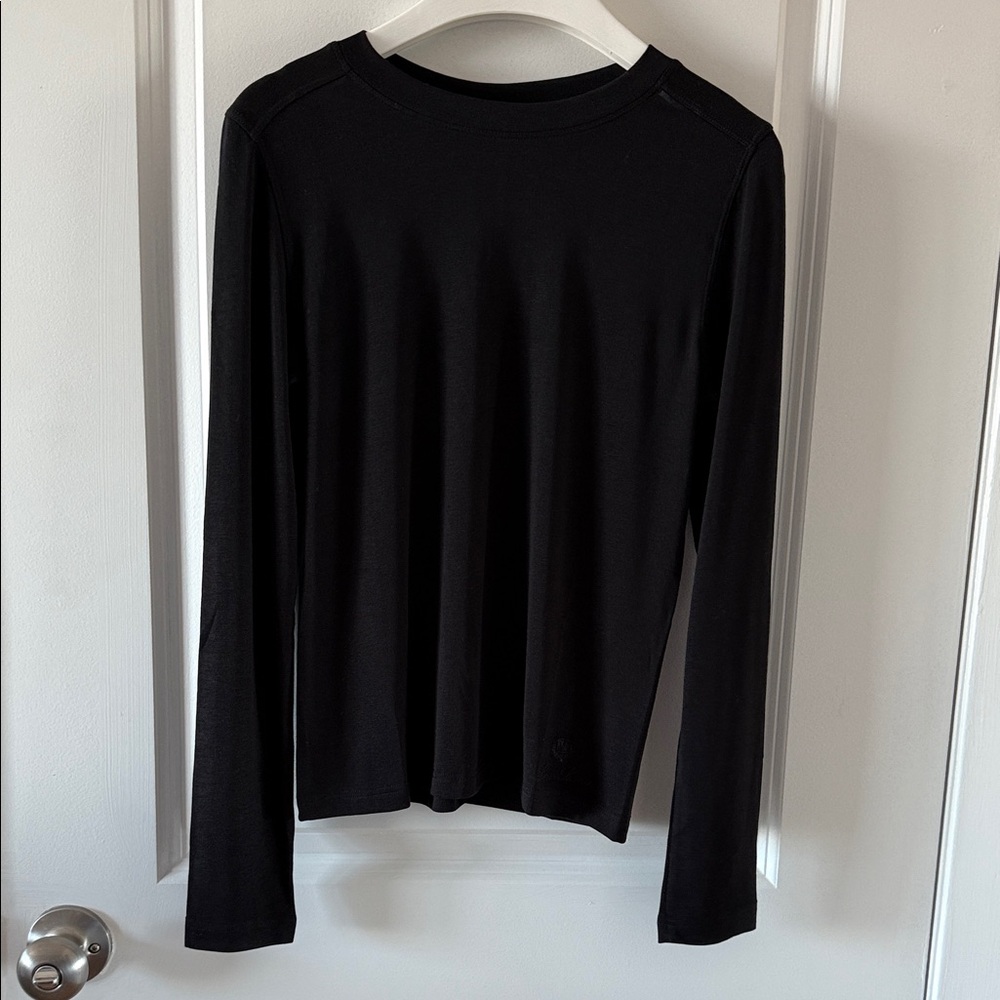 Loro Piana cashmere blended long-sleeve basic T-shirt